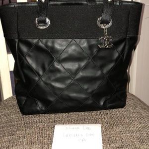 CHANEL Biarritz Coated Canvas Tote PM